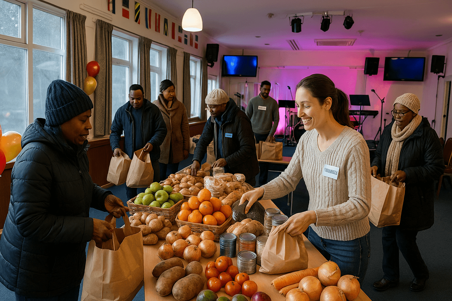 Community Foodbank at Christian Restoration Manchester