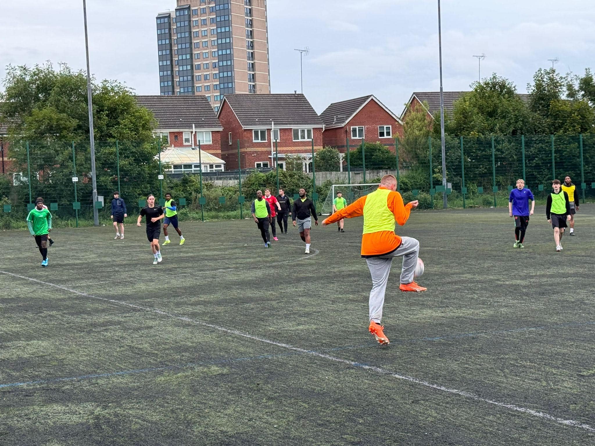 Football activities illustration